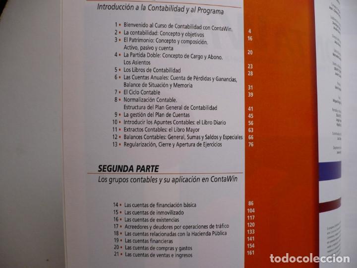 Libros de segunda mano: CURSO DE CONTABILIDAD CON CONTAWIN - HOBBY PRESS - Foto 2