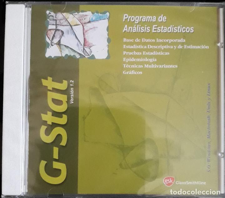 Libros de segunda mano: PROGRAMA DE AN&Aacute;LISIS ESTAD&Iacute;STICOS G-STAT. CD + MANUAL. - Foto 2