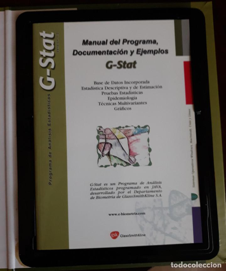 Libros de segunda mano: PROGRAMA DE AN&Aacute;LISIS ESTAD&Iacute;STICOS G-STAT. CD + MANUAL. - Foto 3