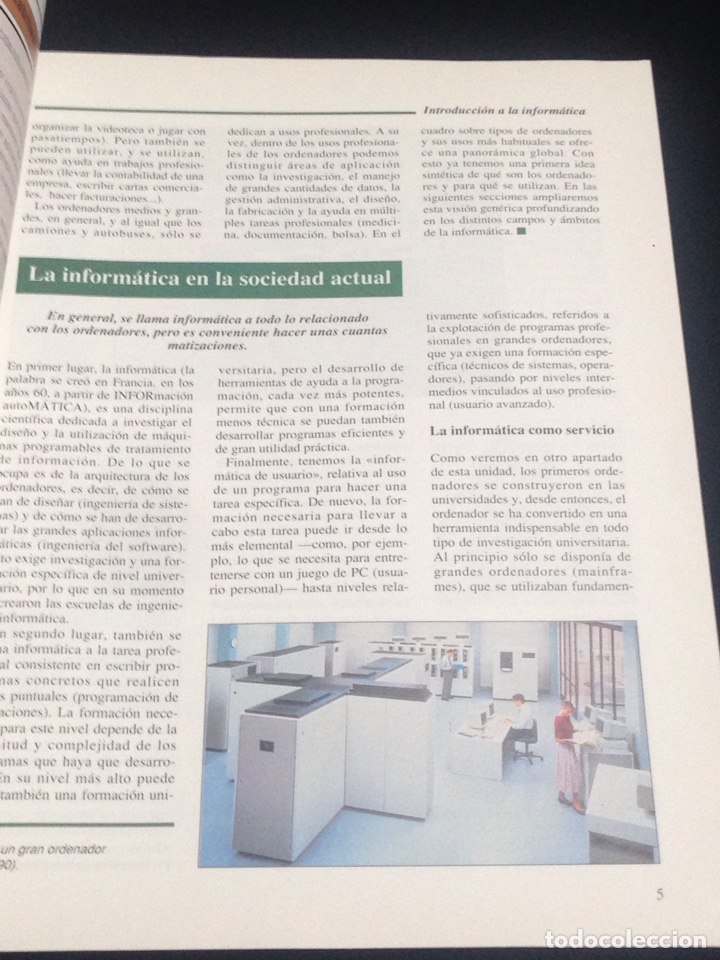 Libros de segunda mano: Curso IBM informatica practica 1,sin disquete. - Foto 2