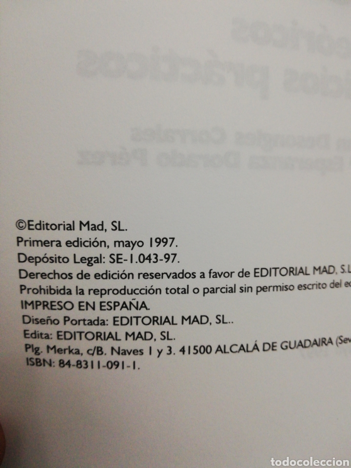 Libros de segunda mano: Conceptos te&oacute;ricos ejercicios pr&aacute;cticos tratamiento de textos ,editorial MAD - Foto 6