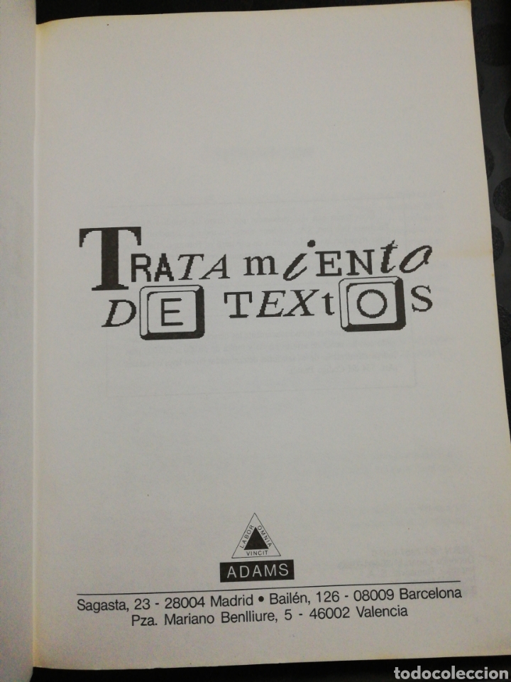 Libros de segunda mano: Conceptos te&oacute;ricos ejercicios pr&aacute;cticos tratamiento de textos ,editorial MAD - Foto 7