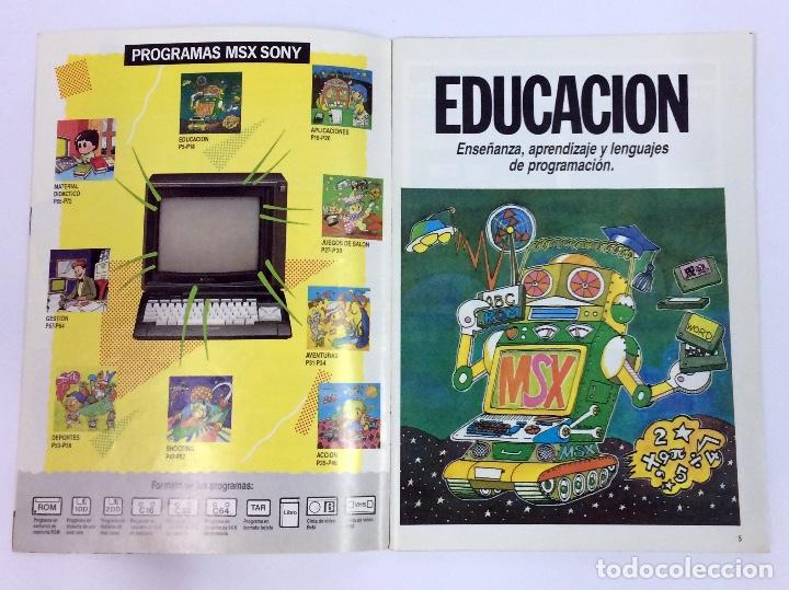 Libros de segunda mano: REVISTA MSX CLUB SONY - Foto 2