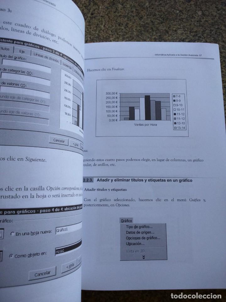 Libros de segunda mano: INFORMATICA APLICADA A LA GESTION AVANZADA -- MANUAL PRACTICO PARA LA ADMINISTRACION -- 2003 -- - Foto 2