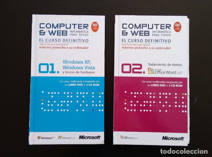 Libros de segunda mano: COMPUTER & WEB. INFORM&Aacute;TICA PARA TODOS. EL CURSO DEFINITIVO. MICROSOFT - EL MUNDO. 2008 (11 TOMOS) - Foto 3