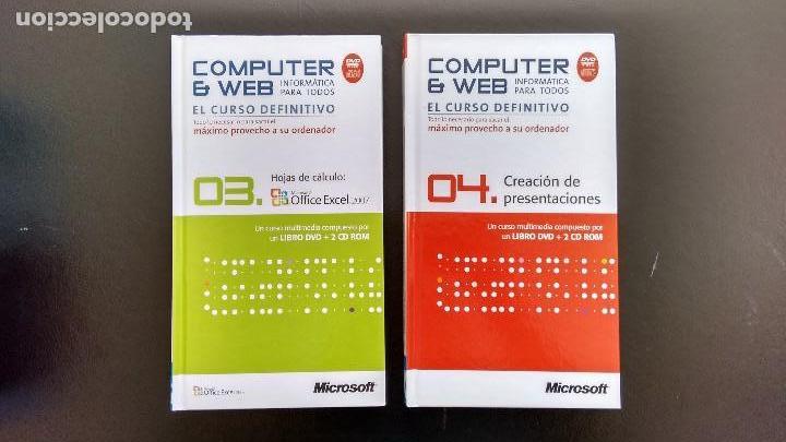 Libros de segunda mano: COMPUTER & WEB. INFORM&Aacute;TICA PARA TODOS. EL CURSO DEFINITIVO. MICROSOFT - EL MUNDO. 2008 (11 TOMOS) - Foto 4