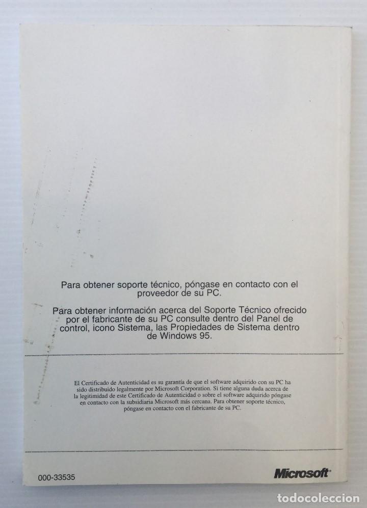 Libros de segunda mano: Introducci&oacute;n Microsoft Windows 95 &ndash; Certificado de Autenticidad - Foto 2