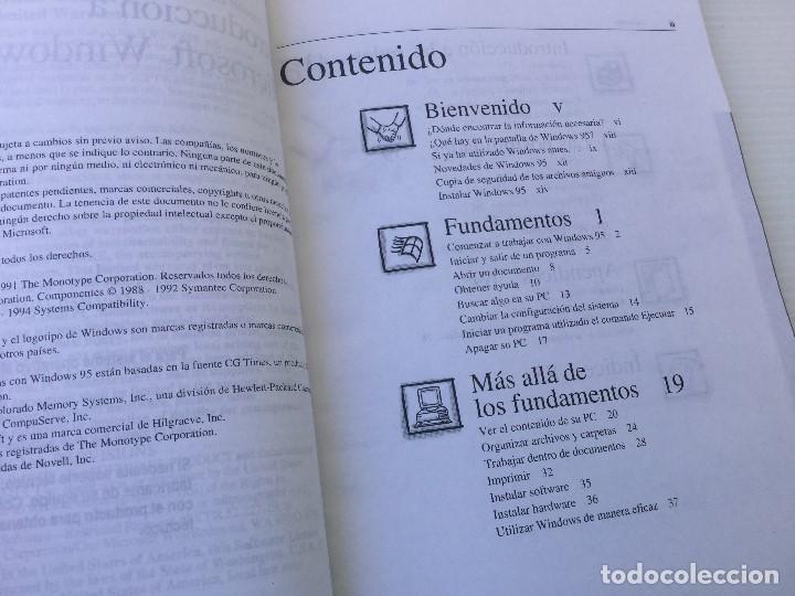 Libros de segunda mano: Introducci&oacute;n Microsoft Windows 95 &ndash; Certificado de Autenticidad - Foto 7
