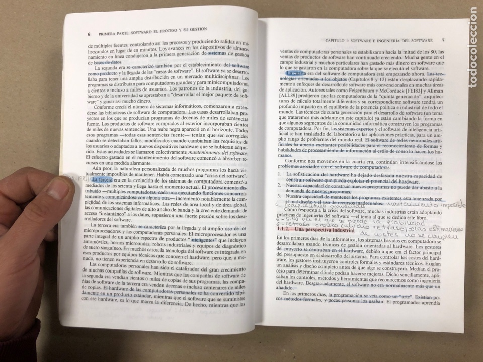 Libros de segunda mano: INGENIER&Iacute;A DEL SOFTWARE (UN ENFOQUE PR&Aacute;CTICO). ROGER S. PRESSMAN. ED. MCGRAWHILL 1993. - Foto 3