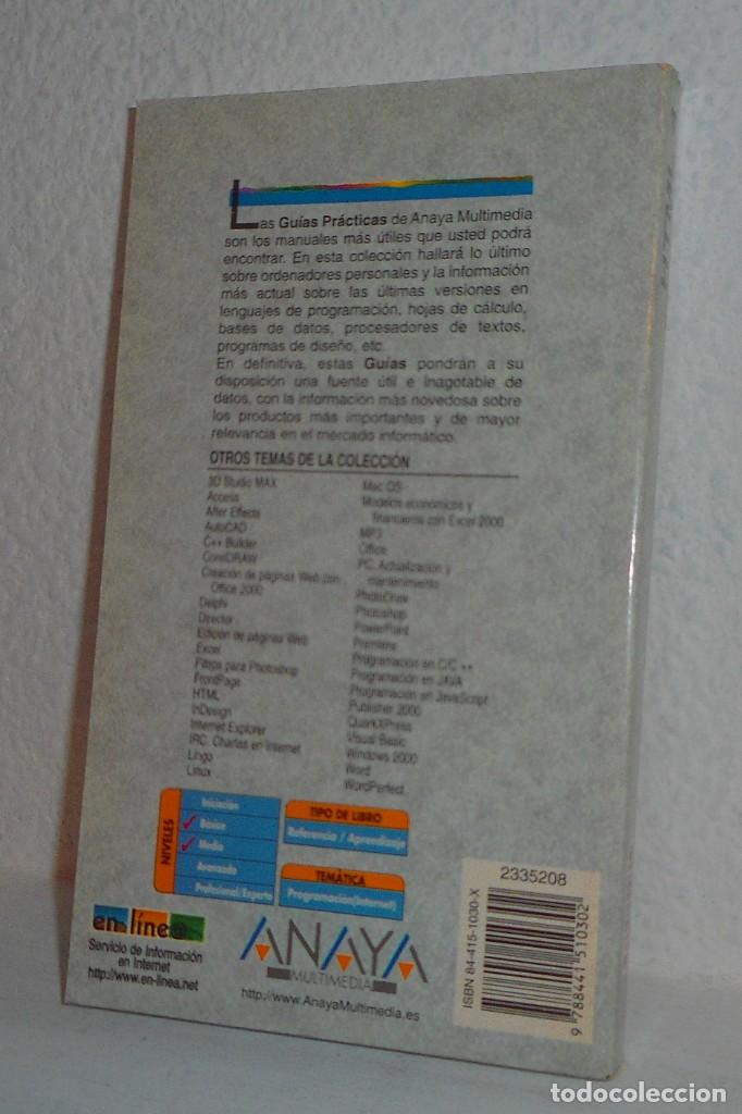 Libros de segunda mano: GUIA PR&Aacute;CTICA HTML 4 ALONSO &Aacute;LVAREZ GARC&Iacute;A EDICIONES ANAYA 2003 - Foto 2