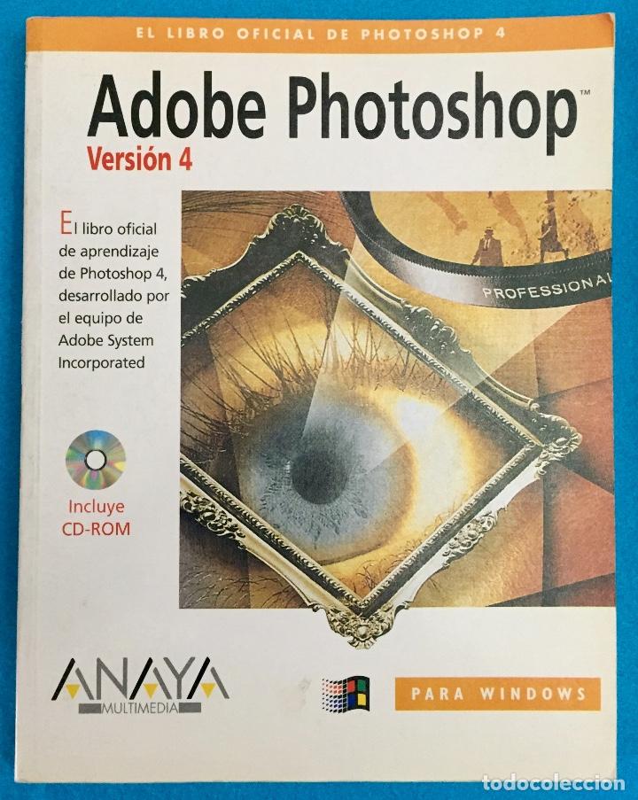 Libros de segunda mano: ADOBE PHOTOSHOP VERSI&Oacute;N 4 PARA WINDOWS. ANAYA MULTIMEDIA. - Foto 1