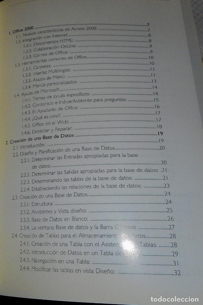 Libros de segunda mano: ACCESS 2000 NIVEL CORE SOFTVISI&Oacute;N FYCSA - Foto 4