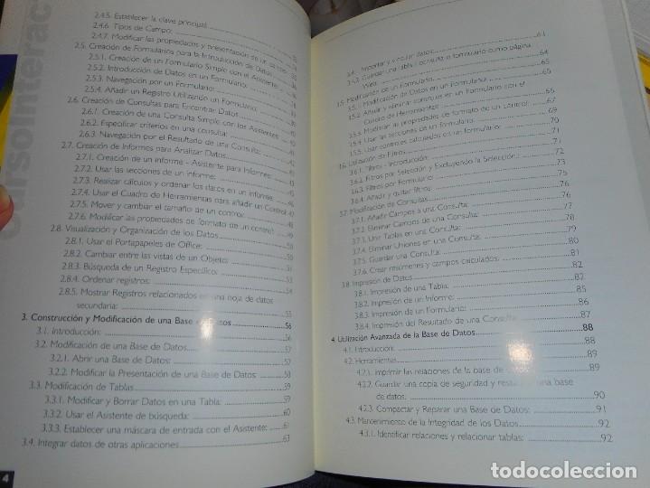 Libros de segunda mano: ACCESS 2000 NIVEL CORE SOFTVISI&Oacute;N FYCSA - Foto 5