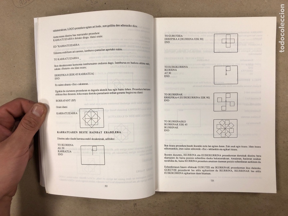 Libros de segunda mano: LOGO, DORTOKAREN GRAFIKOEKIN PROGRAMATZEN. 1988. EUSKARAZ. - Foto 3