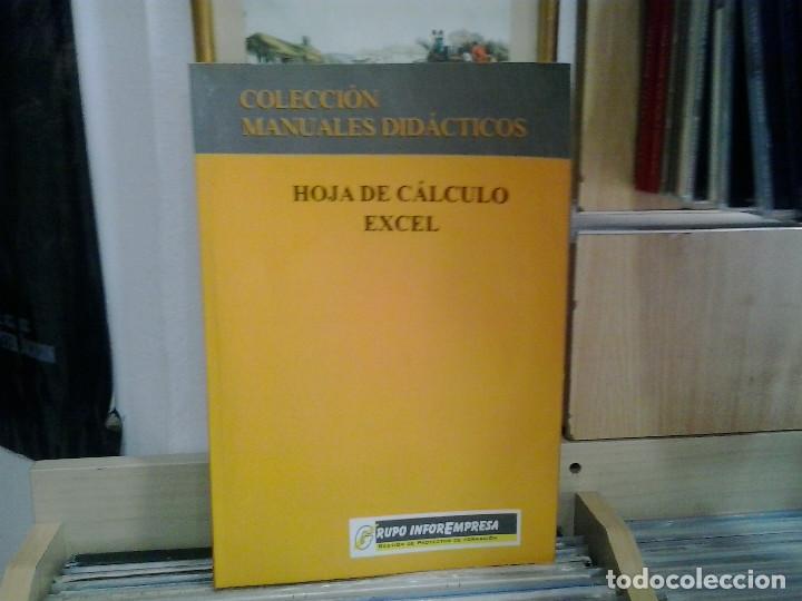 Libros de segunda mano: LMV - Manuales didacticos, hoja de c&aacute;culo excel - Foto 1