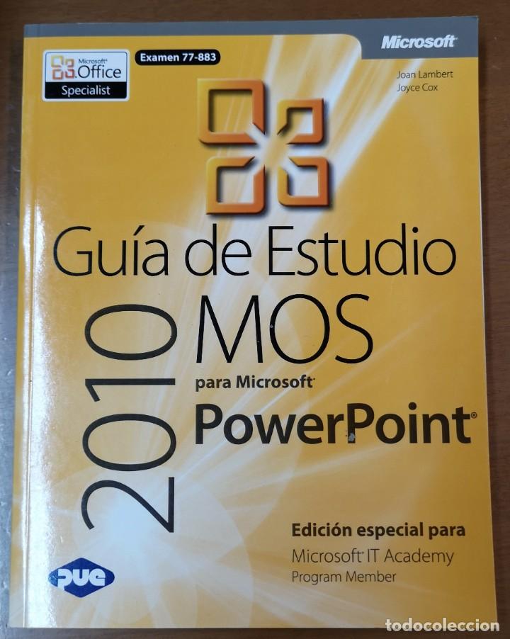 Libros de segunda mano: GU&Iacute;A DE ESTUDIO MOS 2010 PARA MICROSOFT POWERPOINT-MICROSOFT IT ACADEMY PROGRAM MEMBER-Ed.ANAYA - Foto 1