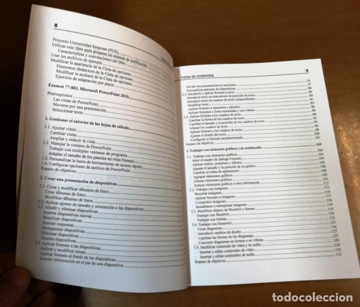 Libros de segunda mano: GU&Iacute;A DE ESTUDIO MOS 2010 PARA MICROSOFT POWERPOINT-MICROSOFT IT ACADEMY PROGRAM MEMBER-Ed.ANAYA - Foto 3
