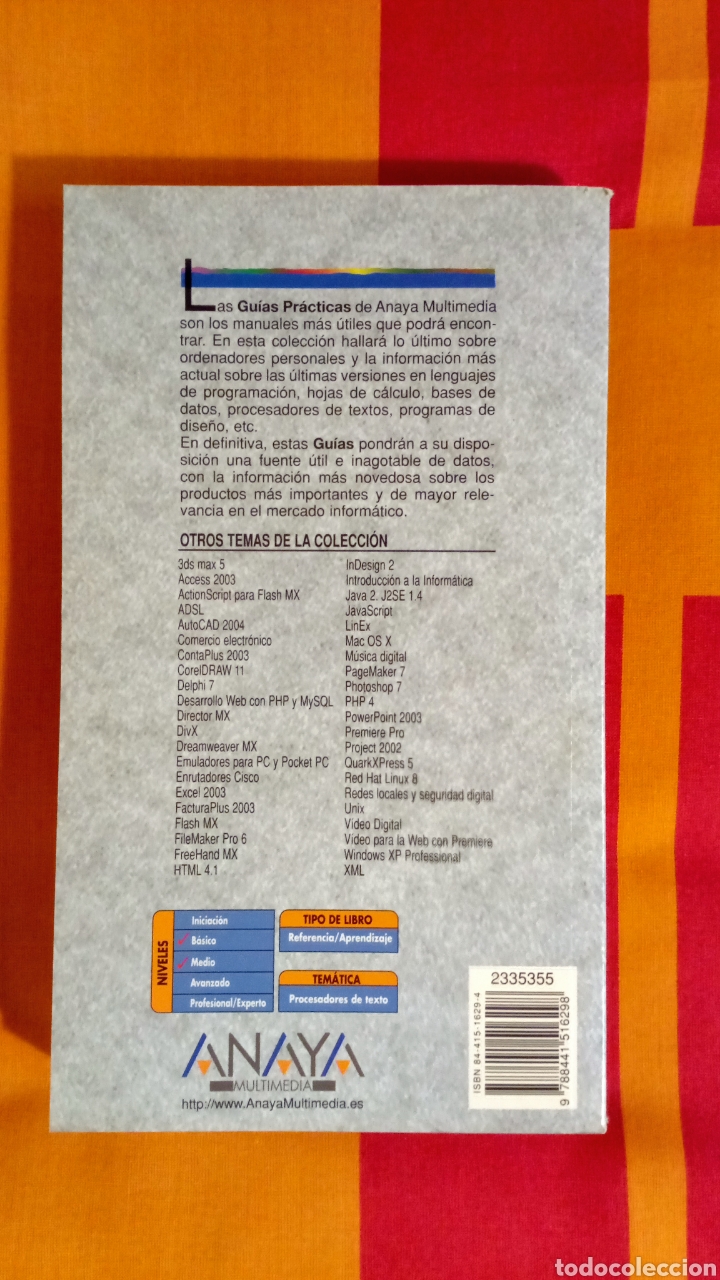 Libros de segunda mano: Libro word 2003 - Foto 2