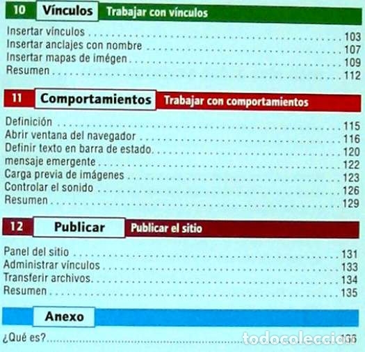 Libros de segunda mano: CURSO B&Aacute;SICO DE DREAMWEAVER - COMPUTER HOY 2002 - VER INDICE - Foto 5