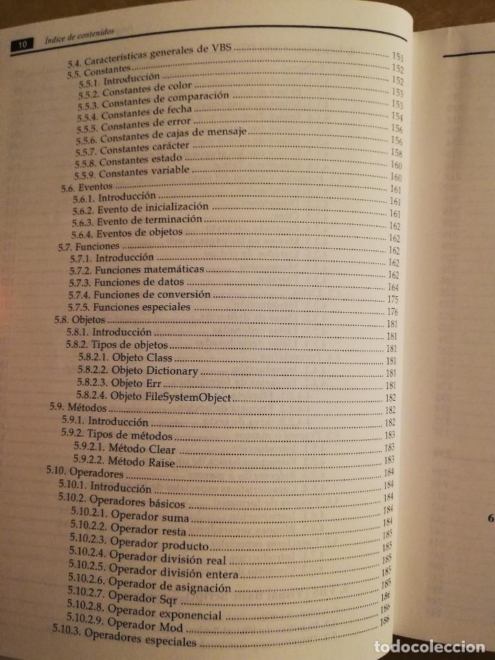 Libros de segunda mano: PROGRAMACI&Oacute;N CON ASP 3 (JORGE SERRANO P&Eacute;REZ) NO INCLUYE CD - Foto 6