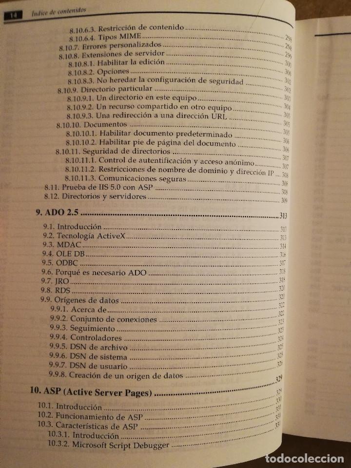 Libros de segunda mano: PROGRAMACI&Oacute;N CON ASP 3 (JORGE SERRANO P&Eacute;REZ) NO INCLUYE CD - Foto 10