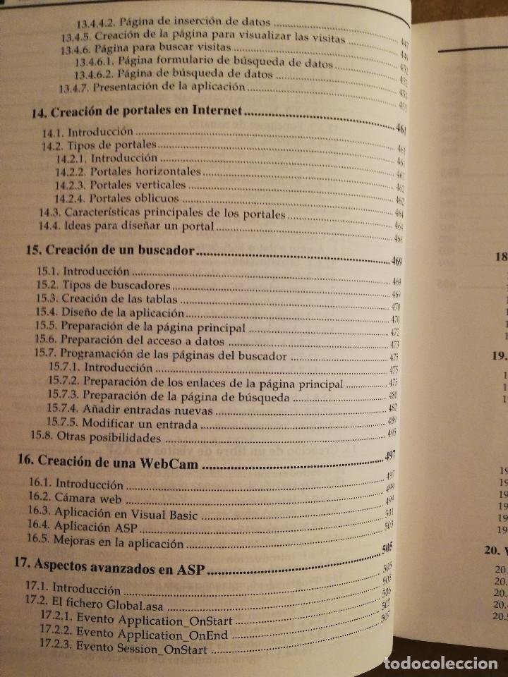 Libros de segunda mano: PROGRAMACI&Oacute;N CON ASP 3 (JORGE SERRANO P&Eacute;REZ) NO INCLUYE CD - Foto 14
