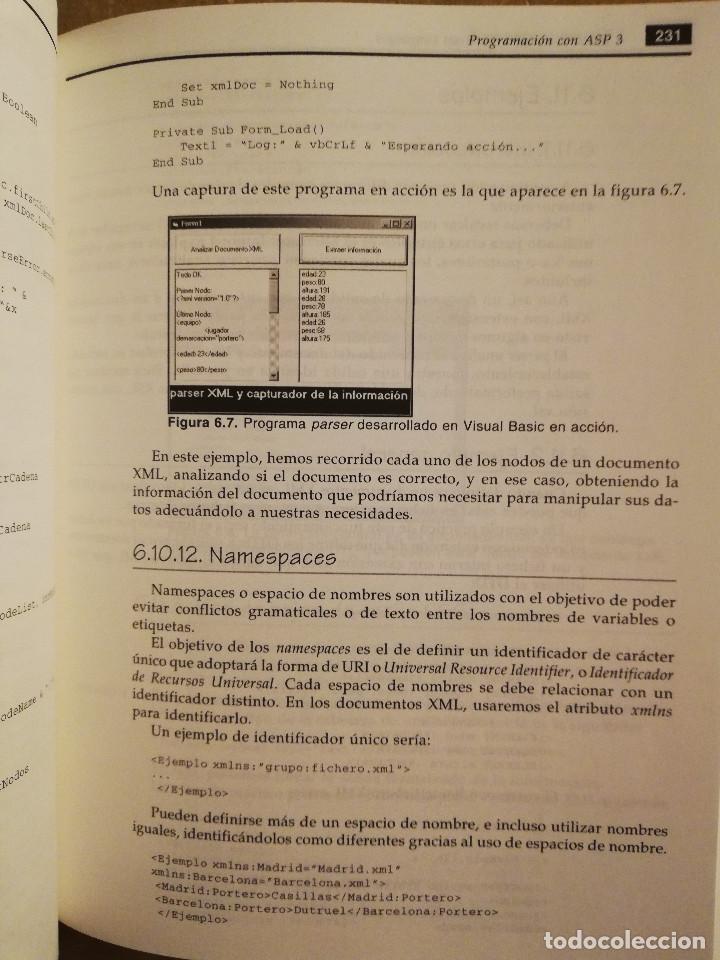 Libros de segunda mano: PROGRAMACI&Oacute;N CON ASP 3 (JORGE SERRANO P&Eacute;REZ) NO INCLUYE CD - Foto 20