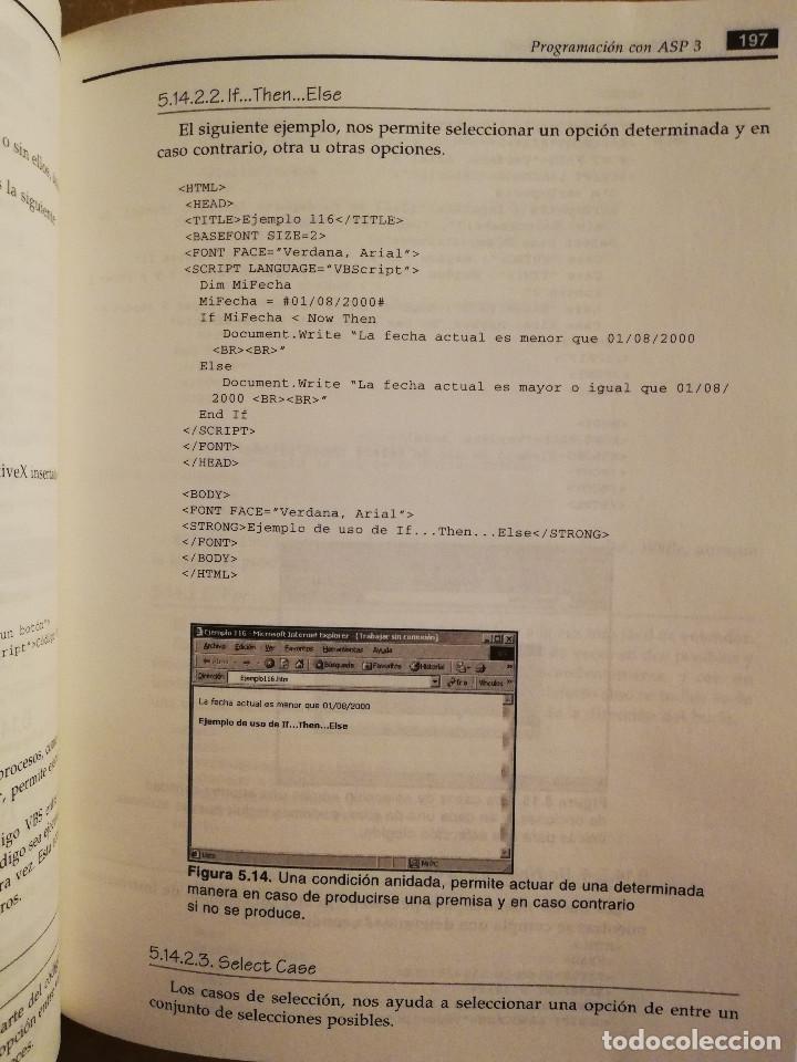 Libros de segunda mano: PROGRAMACI&Oacute;N CON ASP 3 (JORGE SERRANO P&Eacute;REZ) NO INCLUYE CD - Foto 21