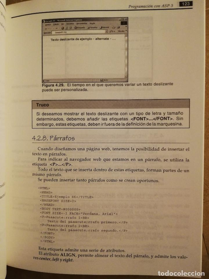 Libros de segunda mano: PROGRAMACI&Oacute;N CON ASP 3 (JORGE SERRANO P&Eacute;REZ) NO INCLUYE CD - Foto 22