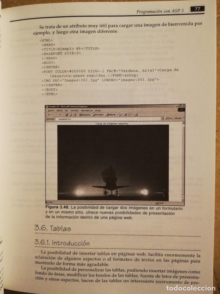 Libros de segunda mano: PROGRAMACI&Oacute;N CON ASP 3 (JORGE SERRANO P&Eacute;REZ) NO INCLUYE CD - Foto 23