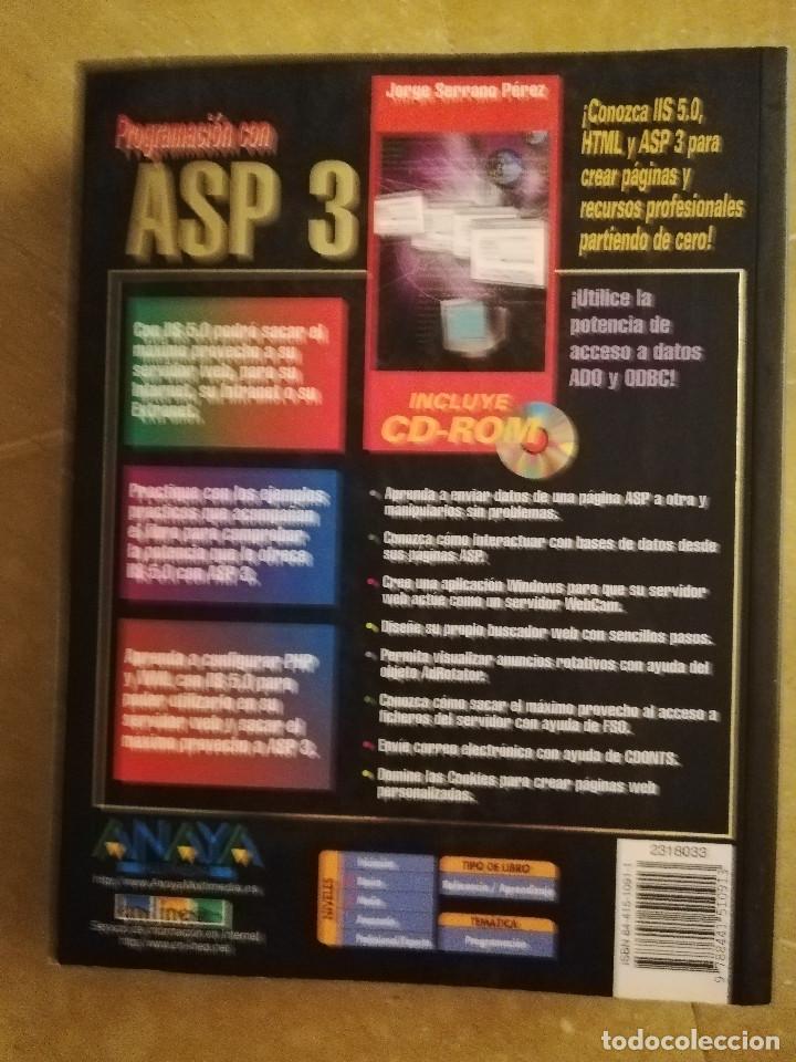 Libros de segunda mano: PROGRAMACI&Oacute;N CON ASP 3 (JORGE SERRANO P&Eacute;REZ) NO INCLUYE CD - Foto 24