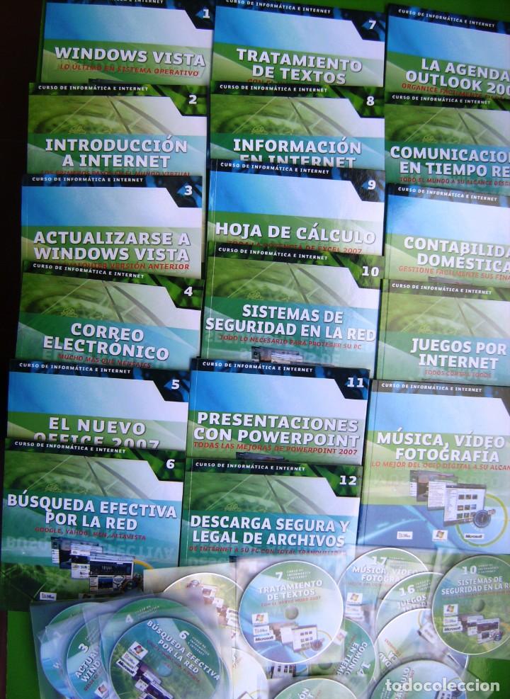 Libros de segunda mano: Curso de Informatica e Internet - 17 libros + 17 CDs - Foto 4