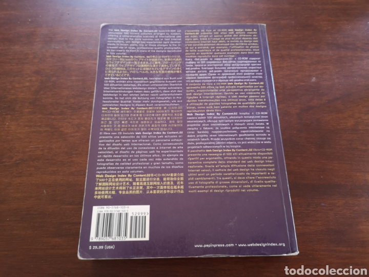 Libros de segunda mano: Web design index by content 02 the pepin press - Foto 2