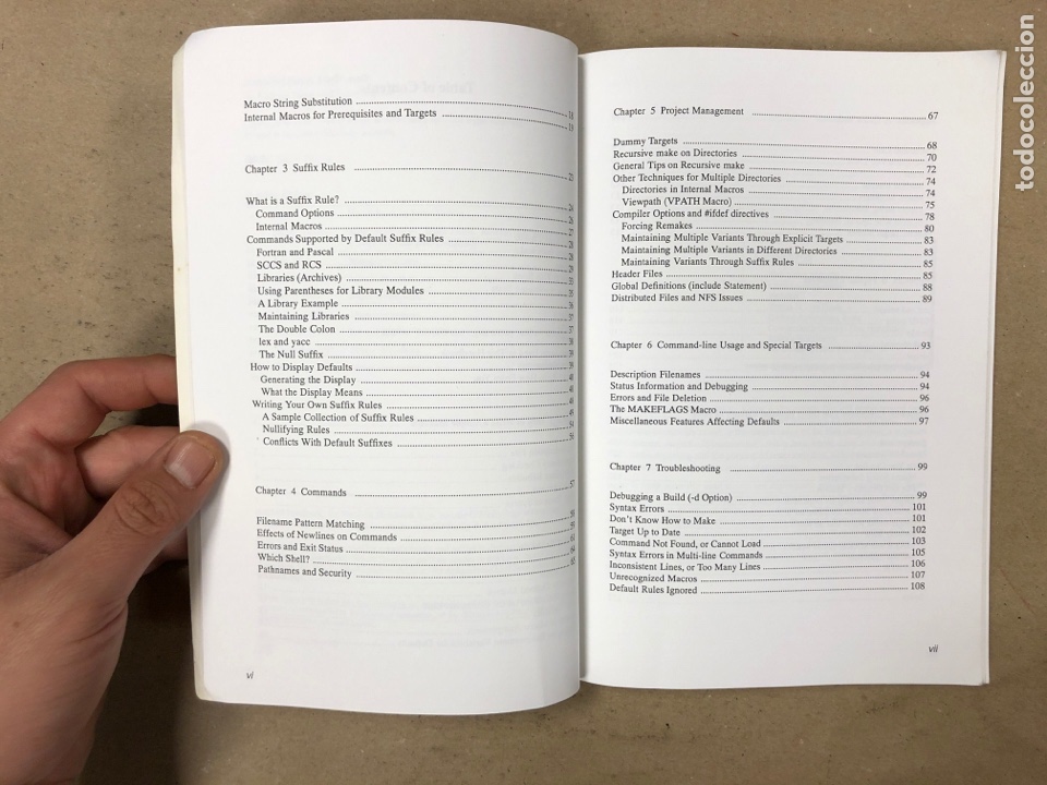Libros de segunda mano: MANAGING PROJECTS WITH MAKE. ANDREW ORAM & STEVE TALBOTT. C PROGRAMING UTILITY. ED. O&rsquo;REILLY - Foto 4