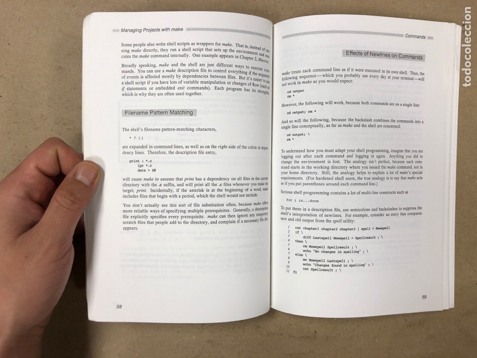 Libros de segunda mano: MANAGING PROJECTS WITH MAKE. ANDREW ORAM & STEVE TALBOTT. C PROGRAMING UTILITY. ED. O&rsquo;REILLY - Foto 7