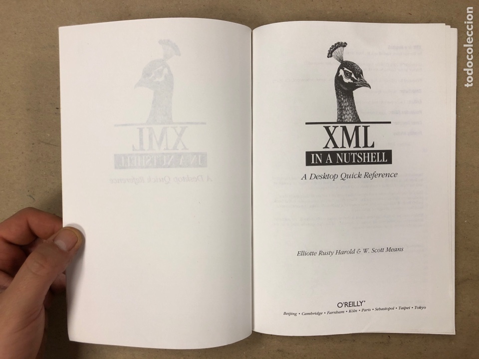 Libros de segunda mano: XML IN A NUTSHELL (A DESKTOP QUICK REFERENCE). VV.AA. O&rsquo;REILLY 2001. EN INGL&Eacute;S. - Foto 2