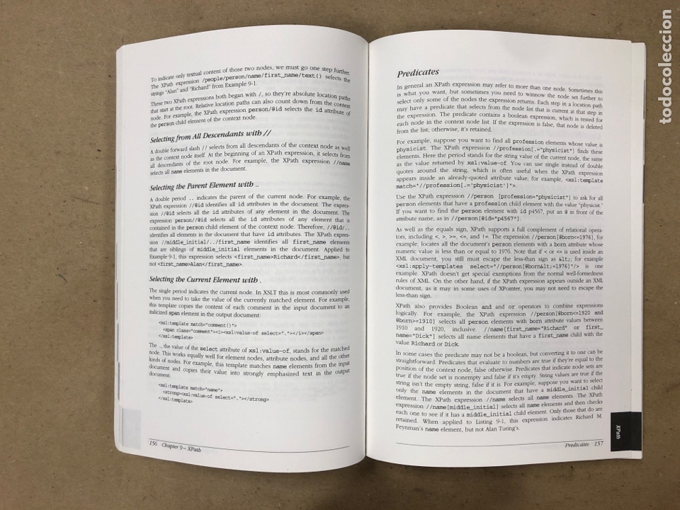 Libros de segunda mano: XML IN A NUTSHELL (A DESKTOP QUICK REFERENCE). VV.AA. O&rsquo;REILLY 2001. EN INGL&Eacute;S. - Foto 4