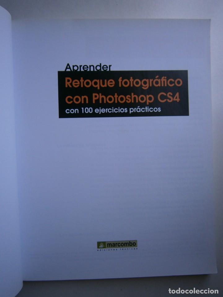 Libros de segunda mano: APRENDER RETOQUE FOTOGRAFICO CON PHOTOSHOP CS4 CON 100 EJERCICIOS PRACTICOS Marcombo 2009 EC TM - Foto 8