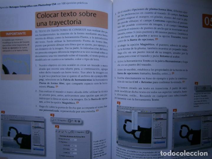 Libros de segunda mano: APRENDER RETOQUE FOTOGRAFICO CON PHOTOSHOP CS4 CON 100 EJERCICIOS PRACTICOS Marcombo 2009 EC TM - Foto 18