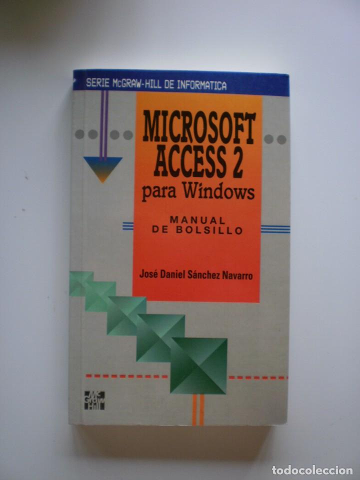 Libros de segunda mano: MICROSOFT ACCESS 2 PARA WINDOWS - Foto 1