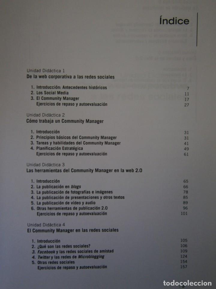Libros de segunda mano: COMMUNITY MANAGER EN LA WEB 2.0 Alberto Haj Saleh Ramirez 2011 EC - Foto 10