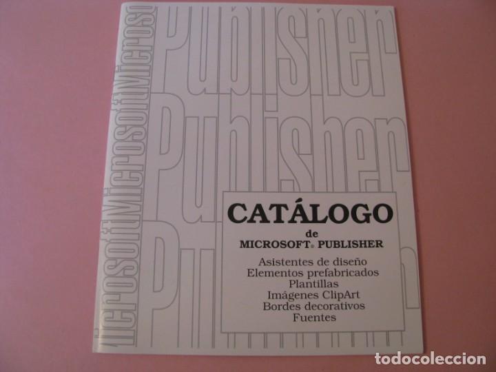 Libros de segunda mano: CATALOGO DE MICROSOFT PUBLISHER. 1993. - Foto 1