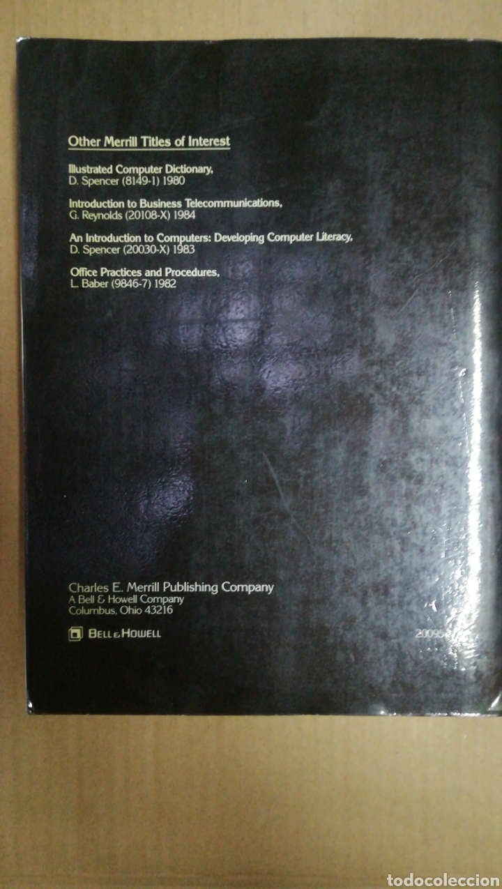 Libros de segunda mano: WORD/INFORMATION PROCESSING. CONCEPTS AND APPLICATIONS. LINA GRACE BABER. 1984. - Foto 5