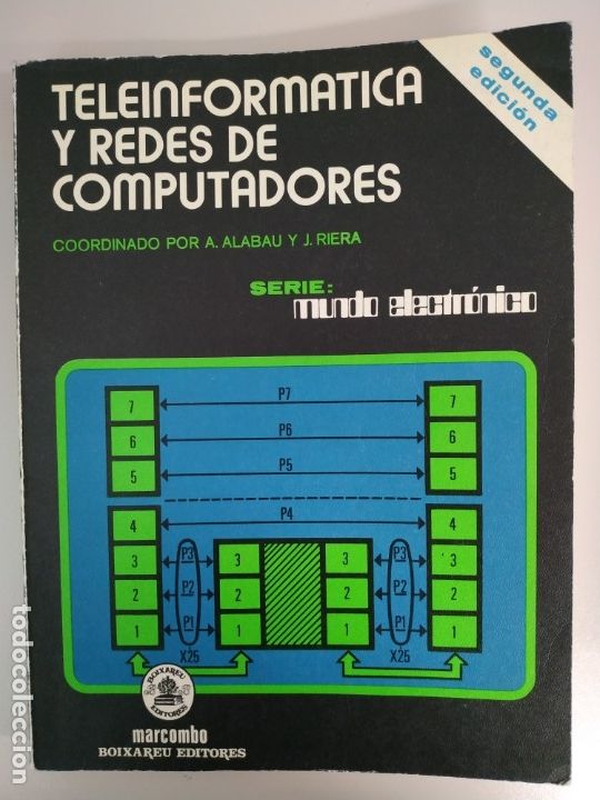 Libros de segunda mano: Teleinform&aacute;tica y Redes de Computadores A. Alabau y J. Riera - Foto 1