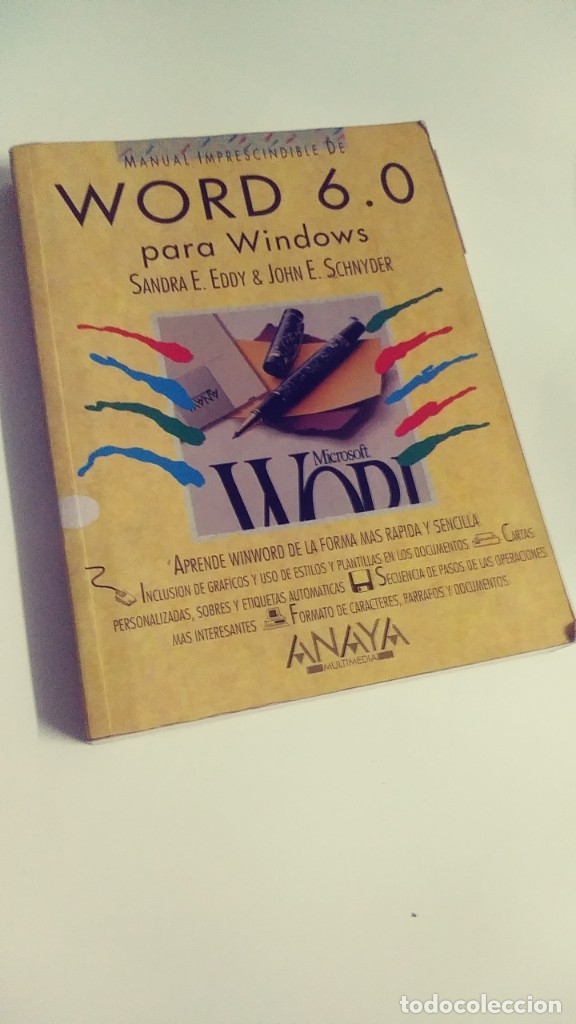 Libros de segunda mano: WORD 6.0 WINDOWS, ANAYA - Foto 1
