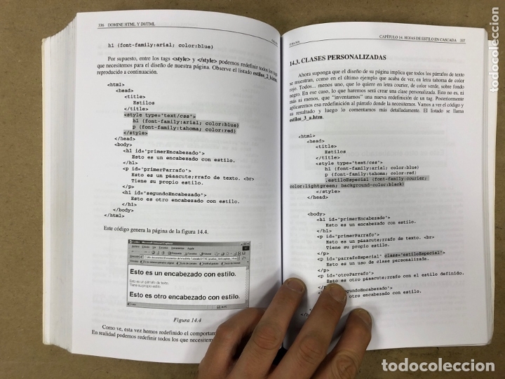 Libros de segunda mano: DOMINE HTML Y DHTML. JOS&Eacute; LUIS QUIJADO. INCLUYE CD-ROM. RA-MA EDITORIAL 2002 - Foto 7