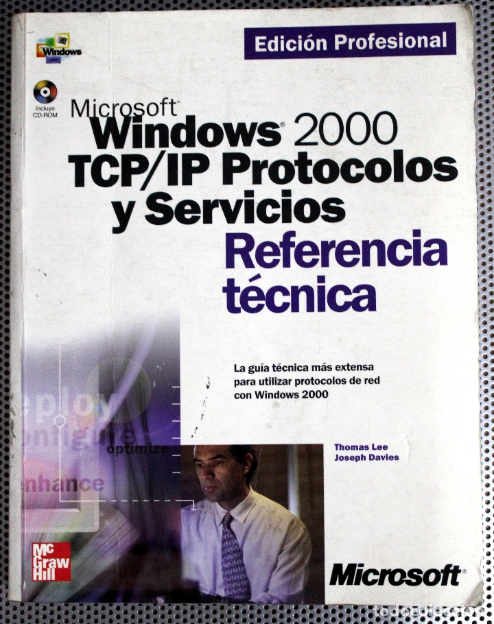 Libros de segunda mano: Microsoft Windows 2000 TCP/IP Protocolos y Servicios - Lee/Davies (McGraw-Hill 84-481-2834-6) - Foto 1