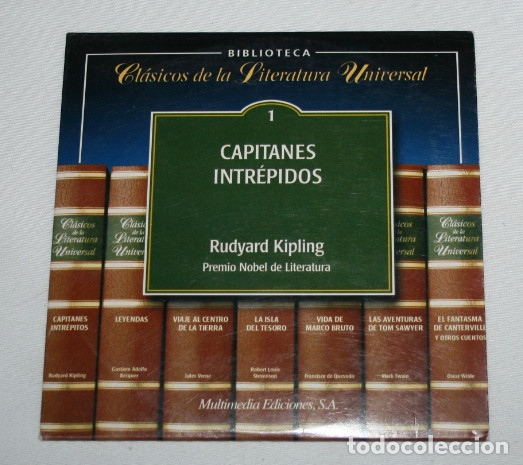 Libros de segunda mano: CLASICOS DE LA LITERATURA UNIVERSAL 1, CAPITANES INTREPIDOS, CD MULTIMEDIA - Foto 1