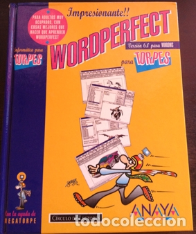 Libros de segunda mano: WORDPERFECT PARA TORPES. - RODRIGUEZ VEGA, Jorge. - Foto 1