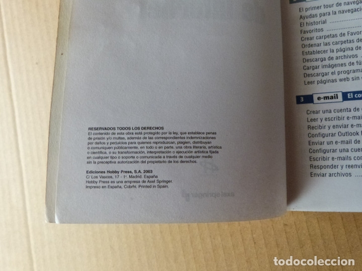 Libros de segunda mano: Libro Curso de Internet Computer Hoy - Editorial Hobby Press - Foto 2